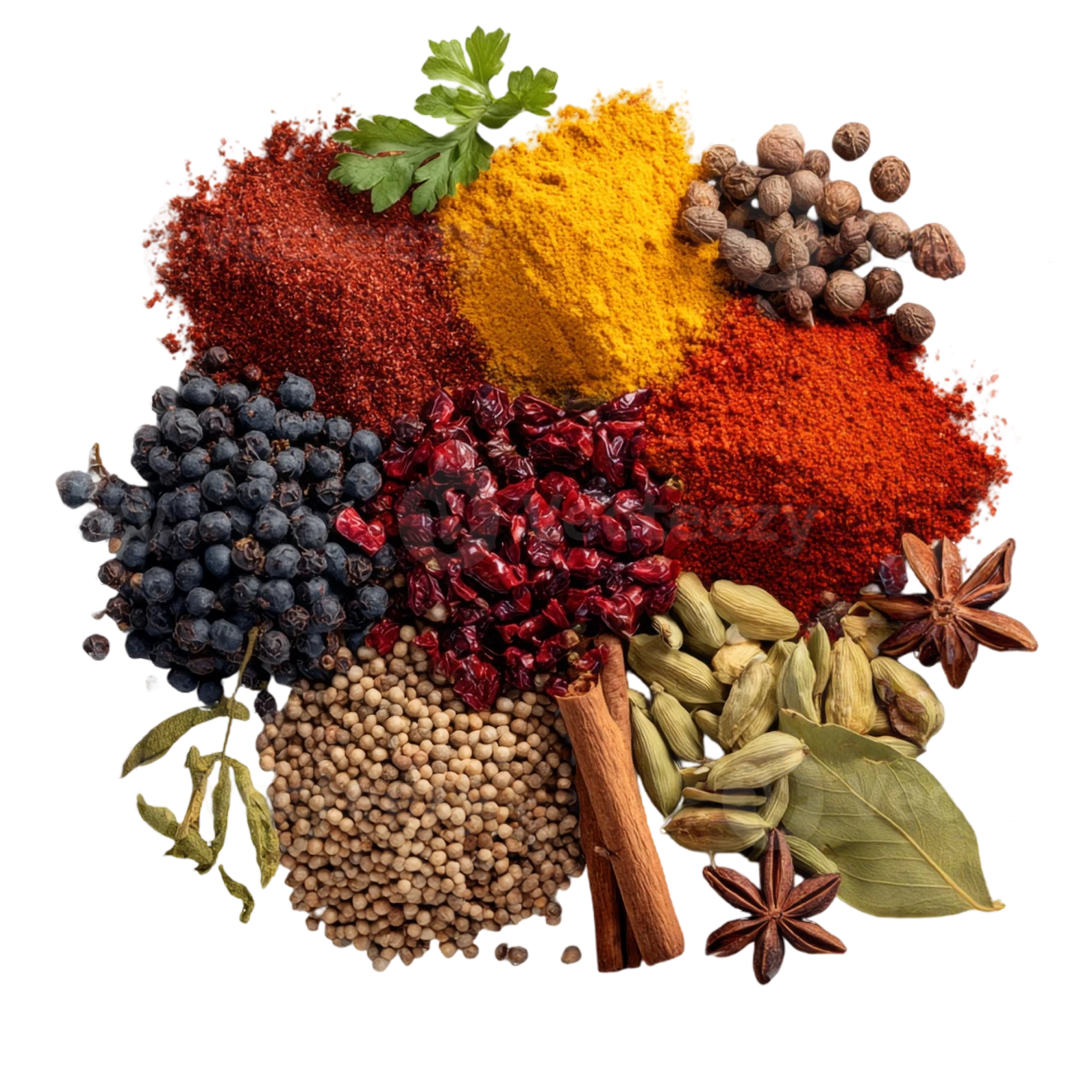 Assortment of premium Ceylon spices